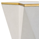 Uttermost Capella White Accent Table 25200 MDF AND PU