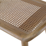 Uttermost Arne Woven Rattan Bench 25197 OAK WOOD WITH RATTAN