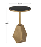 Uttermost Comet Geometric Bronze Accent Table 25211 