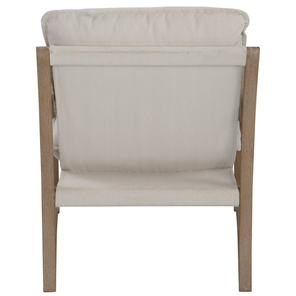 Uttermost Melora Solid Oak Accent Chair 23712 OAK SOLID WOOD,FABRIC,METAL,FOAM,HARDWARE