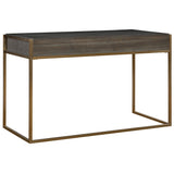 Uttermost Taja Modern Writing Desk 25201 MDF,ACACIA VENEER, STAINLESS STEEL