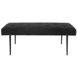 Olivier Modern Black Bench