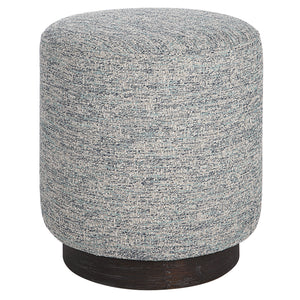 Uttermost Avila Tweed Round Ottoman 23731 PLYWOOD,FABRIC,FOAM