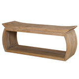 Uttermost Connor Reclaimed Wood Bench 25204 RECLAIMED ELM