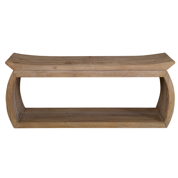 Uttermost Connor Reclaimed Wood Bench 25204 RECLAIMED ELM
