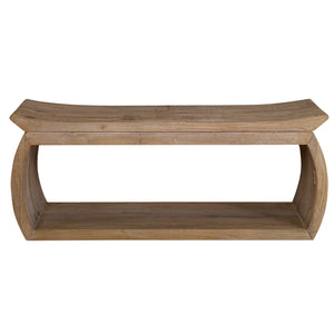 Uttermost Connor Reclaimed Wood Bench 25204 RECLAIMED ELM