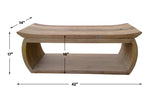 Uttermost Connor Reclaimed Wood Bench 25204 RECLAIMED ELM