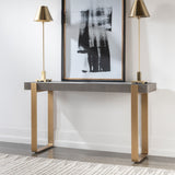 Uttermost Kea Contemporary Console Table 25268 MDF, ASH VENEER, IRON