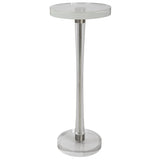 Uttermost Pria Crystal Drink Table 25279 CRYSTAL, IRON