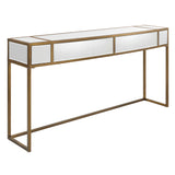 Uttermost Reflect Mirrored Console Table 25286 IRON,GLASS,MDF