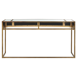 Uttermost Reflect Mirrored Console Table 25286 IRON,GLASS,MDF