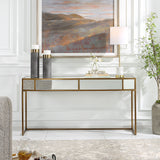 Uttermost Reflect Mirrored Console Table 25286 IRON,GLASS,MDF