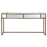 Uttermost Reflect Mirrored Console Table 25286 IRON,GLASS,MDF