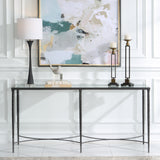 Uttermost Washington Console Table 25292 Tempered Glass + Iron