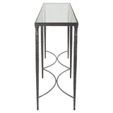 Uttermost Washington Console Table 25292 Tempered Glass + Iron