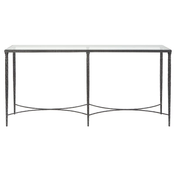 Uttermost Washington Console Table 25292 Tempered Glass + Iron