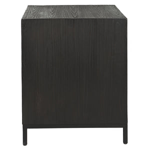 Uttermost Aiken Geometric Cabinet / End Table 25290 FIR ,WOOD,STEEL