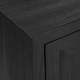 Uttermost Aiken Geometric Cabinet / End Table 25290 FIR ,WOOD,STEEL