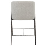 Uttermost Jacobsen Gray 27" Counter Stool 23737 STEEL, FOAM,FABRIC,PLYWOOD