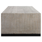 Uttermost Bosk White Washed Coffee Table 25285 PINE, FIR, MDF, STEEL