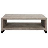 Uttermost Bosk White Washed Coffee Table 25285 PINE, FIR, MDF, STEEL