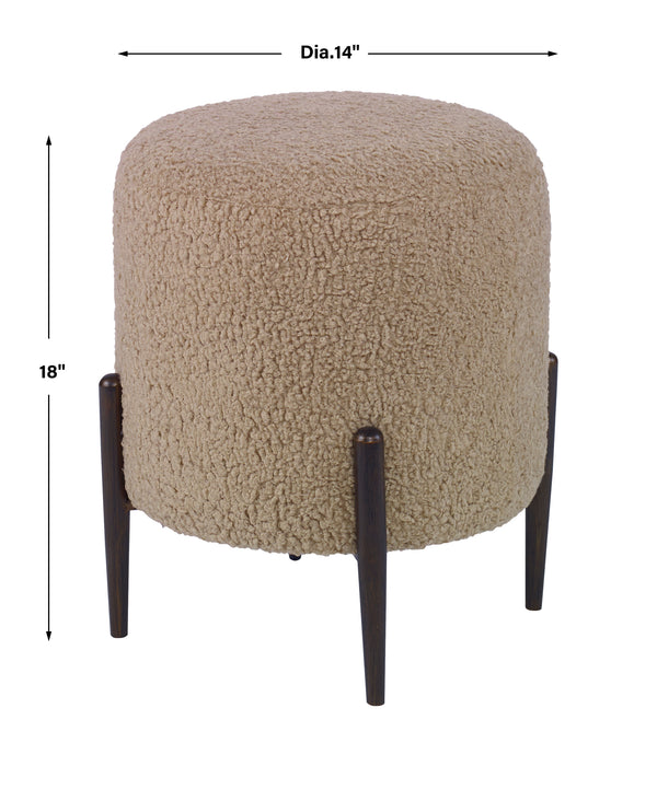 Uttermost Avila Latte Ottoman 23744 HARDWOOD,PLYWOOD,FABRIC,METAL,FOAM,HARDWARE