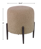 Uttermost Avila Latte Ottoman 23744 HARDWOOD,PLYWOOD,FABRIC,METAL,FOAM,HARDWARE