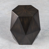 Uttermost Volker Black Geometric Accent Table 25272 JAVA MIX WOOD, MDF, AND VENEER