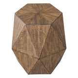 Uttermost Volker Honey Geometric Accent Table 25274 JAVA MIX WOOD, MDF, AND VENEER