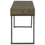 Uttermost Comrade Natural Wood Desk 25275 TITLE TSCA VI, JAVA MIX WOOD, VENEER, METAL, PLYWOOD