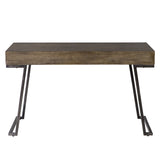 Uttermost Comrade Natural Wood Desk 25275 TITLE TSCA VI, JAVA MIX WOOD, VENEER, METAL, PLYWOOD