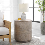 Uttermost Starshine Wooden Side Table 25266 FIRWOOD, MDF