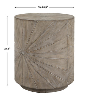 Uttermost Starshine Wooden Side Table 25266 FIRWOOD, MDF