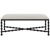 Iron Drops Cushioned Bench