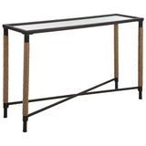 Uttermost Braddock Coastal Console Table 22880 IRON, MDF, MIRROR, ROPE