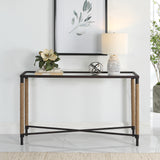 Uttermost Braddock Coastal Console Table 22880 IRON, MDF, MIRROR, ROPE