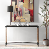 Uttermost Braddock Coastal Console Table 22880 IRON, MDF, MIRROR, ROPE