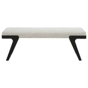 Uttermost Hover Modern Bench 23758 IRON,MDF,FOAM,FABRIC