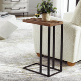 Uttermost Union Reclaimed Wood Accent Table 22906 WOOD, IRON