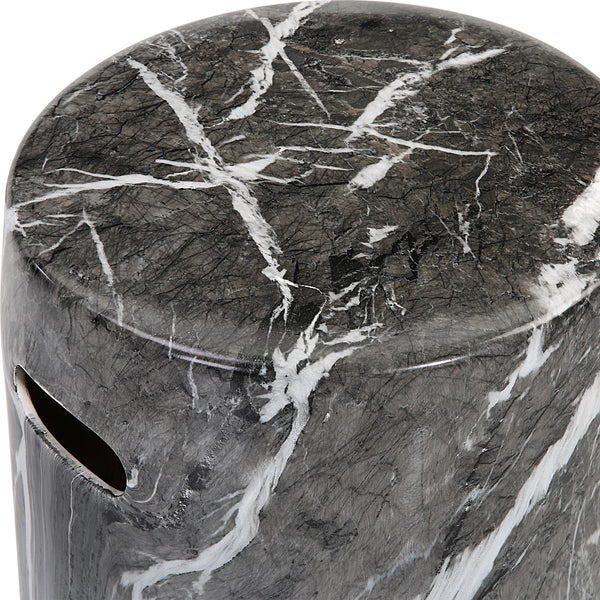 Uttermost Marvel Marbled Garden Stool 22896 Ceramic