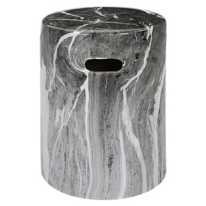 Uttermost Marvel Marbled Garden Stool 22896 Ceramic