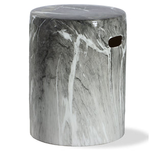 Uttermost Marvel Marbled Garden Stool 22896 Ceramic