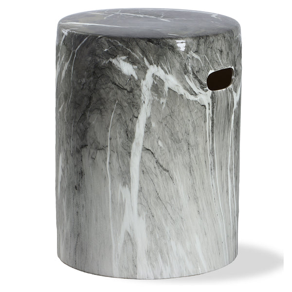 Uttermost Marvel Marbled Garden Stool 22896 Ceramic