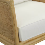 Uttermost Pacific Rattan Armchair 23766 RATTAN WITH FOAM AND FABRIC