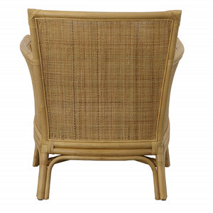 Uttermost Pacific Rattan Armchair 23766 RATTAN WITH FOAM AND FABRIC