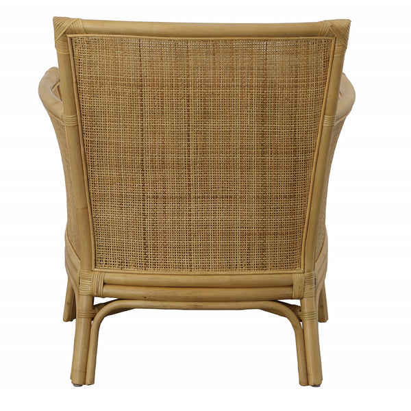 Uttermost Pacific Rattan Armchair 23766 RATTAN WITH FOAM AND FABRIC