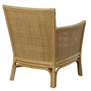Uttermost Pacific Rattan Armchair 23766 RATTAN WITH FOAM AND FABRIC