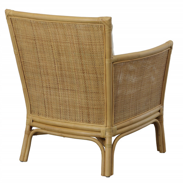 Uttermost Pacific Rattan Armchair 23766 RATTAN WITH FOAM AND FABRIC