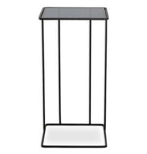 Uttermost Cadmus Black Accent Table 22916 IRON, GLASS