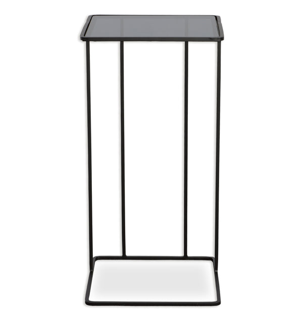 Uttermost Cadmus Black Accent Table 22916 IRON, GLASS